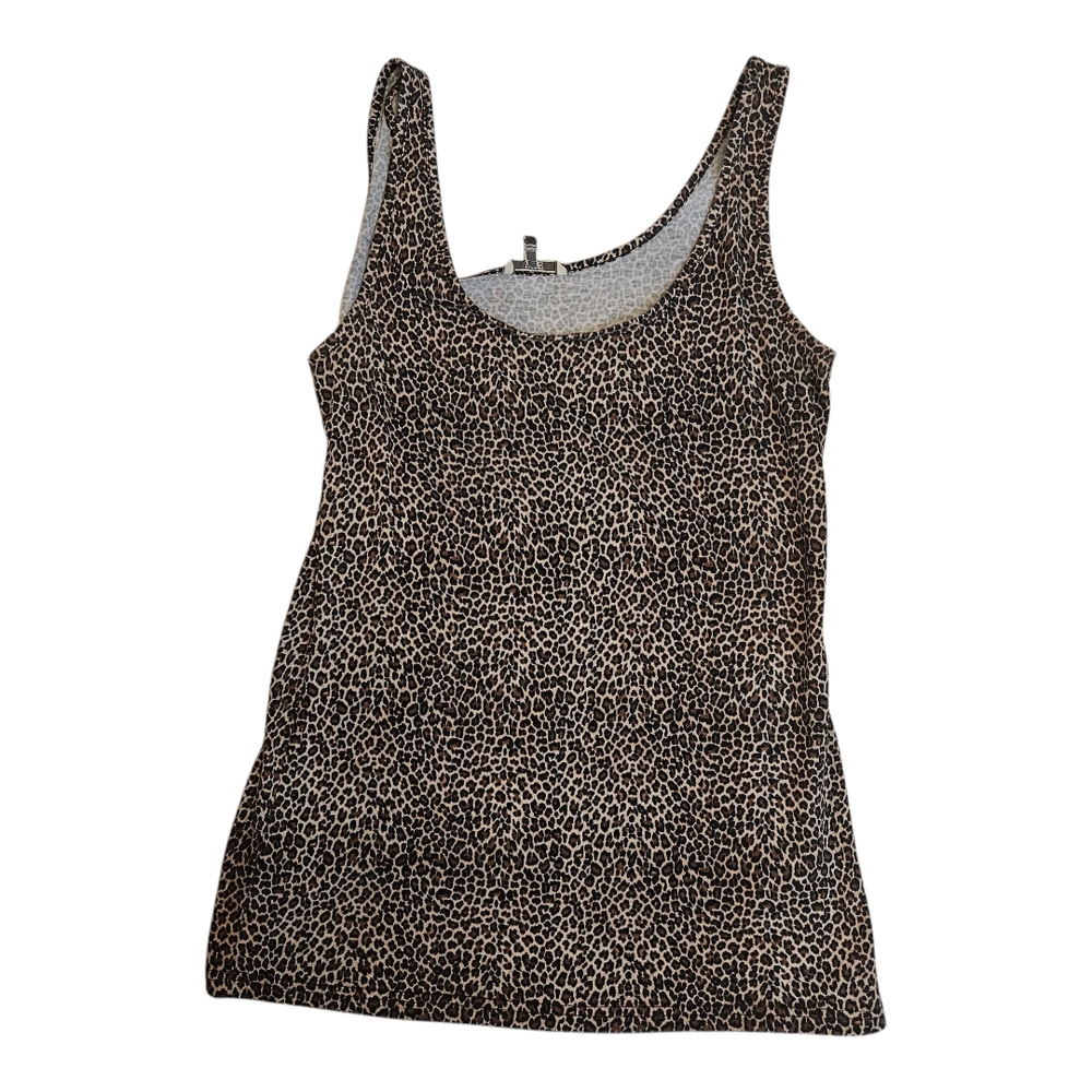 BKE Leopard Print Women's Tank Top Size Large